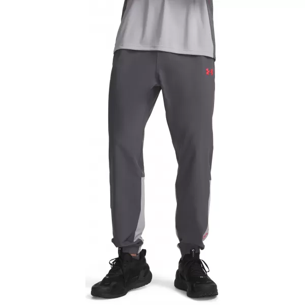  Pánské sportovní kalhoty UNDER ARMOUR UA TECH UTILITY WOVEN PANT 6013802-025 ŠEDÁ 