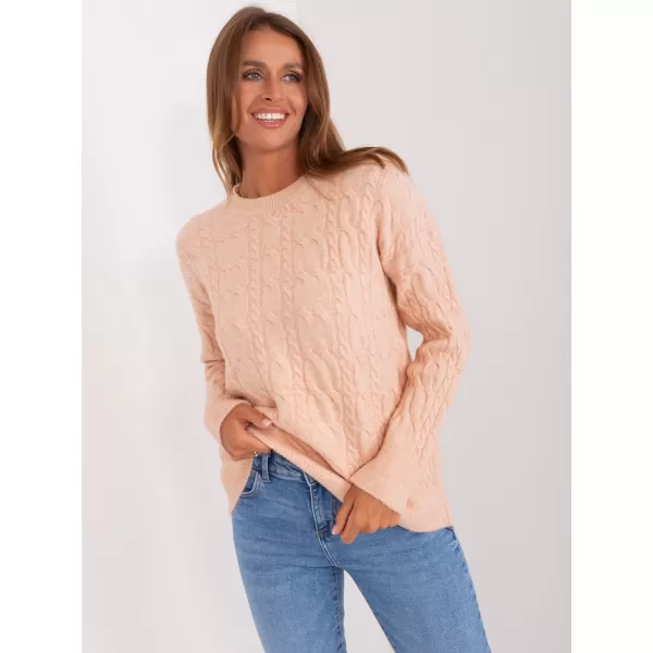  Dámský svetr WOOL FASHION ITALIA AT-SW-2335.27 PEACH 