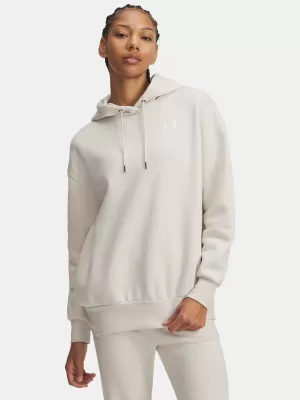 Dámská mikina UNDER ARMOUR ICON FLEECE OS HOODIE 1379495-111 BÍLÁ