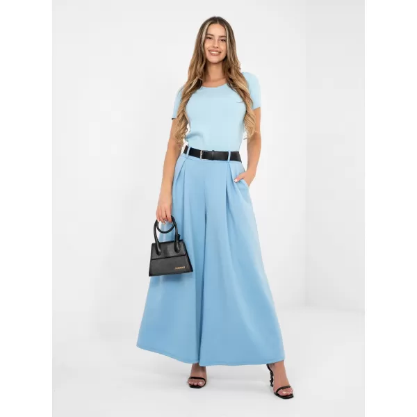  Dámské triko RUE PARIS RV-BZ-A1191.77 LIGHT BLUE 