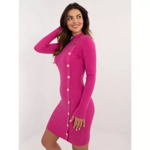  Dámské šaty WOOL FASHION ITALIA AT-SK-2345-2.32 FUCHSIA 
