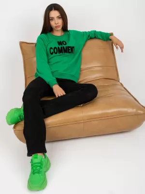 Dámská mikina RUE PARIS RV-BL-8076.13 GREEN