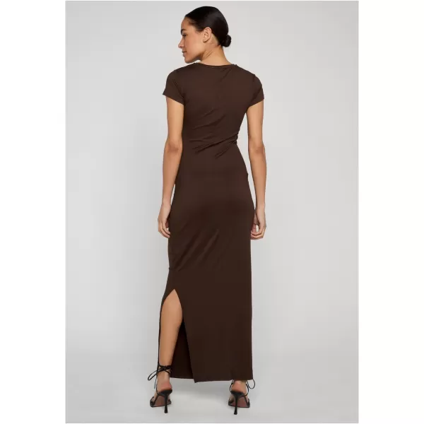  Dámské šaty URBAN CLASSICS TB8149 BROWN 