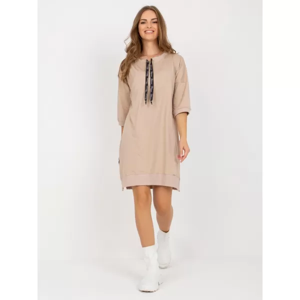  Dámské šaty RELEVANCE RV-SK-6273.47P BEIGE 