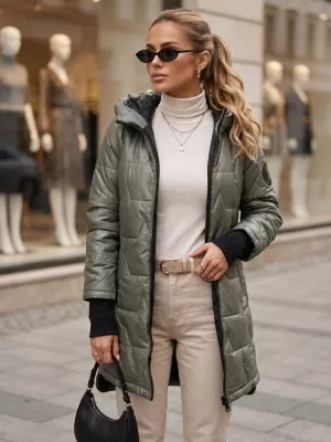 Dámská bunda DSTREET ZELENÁ
