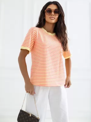 Dámské tričko RUE PARIS IT-TS-20881.85 YELLOW