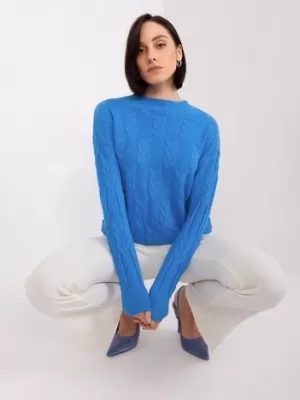 Dámský svetr WOOL FASHION ITALIA AT-SW-2340.10 BLUE