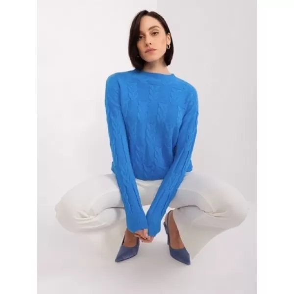  Dámský svetr WOOL FASHION ITALIA AT-SW-2340.10 BLUE 