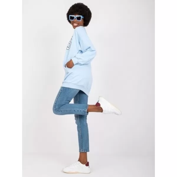  Dámská mikina EX MODA EM-BL-719.36 LIGHT BLUE 
