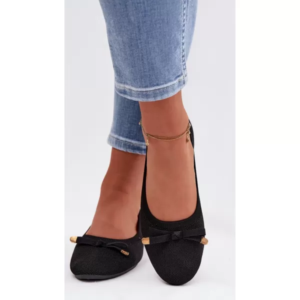  Dámské baleríny BOTO 25BL02-9048 BLACK 