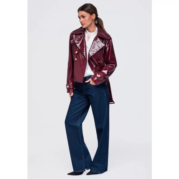  Dámská bunda OMBRE OW-JAFL-0144 BURGUNDY 