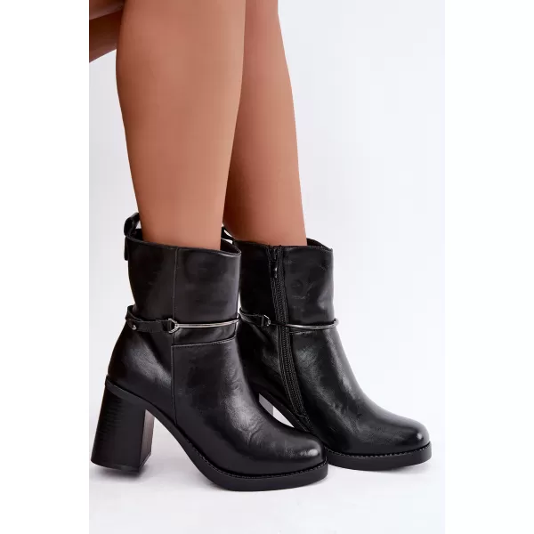  Dámské kotníkové boty BOTO SFY2461A-3 BLACK 