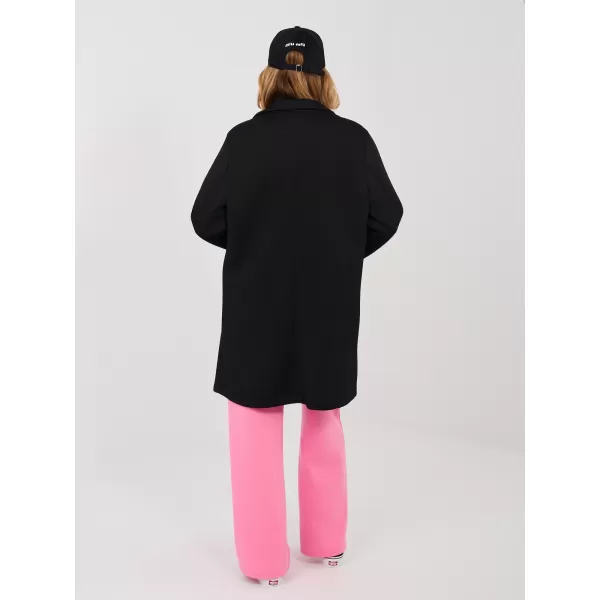  Dámský kabát RUE PARIS IT-PL-FL8153-1.06 BLACK 