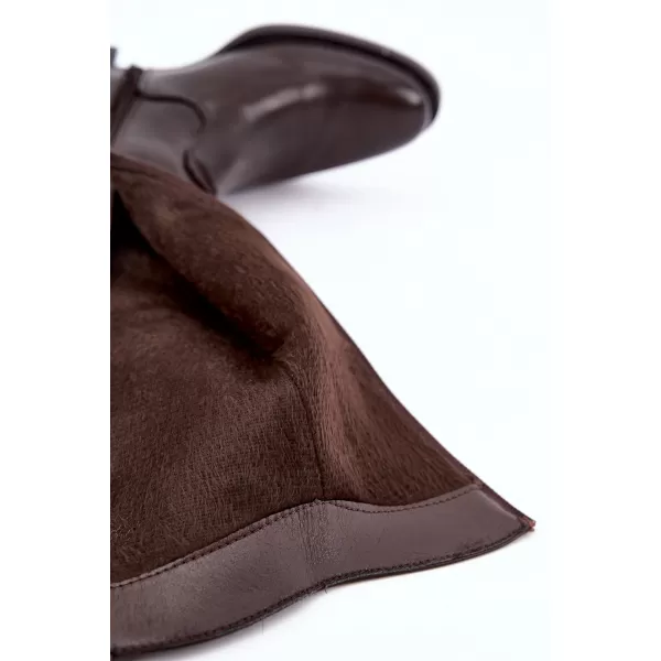  Dámské kozačky BOTO 6510 CHOCOLATE 