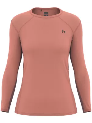 Dámské triko HANNAH TERRA L/S TERRA COTTA/RED MAHOGANY
