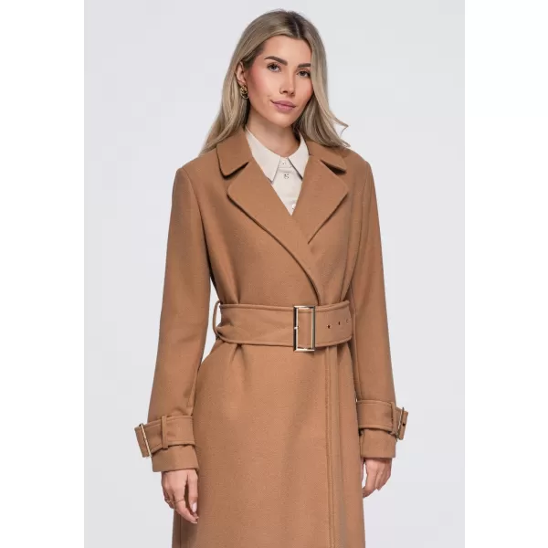  Dámský kabát OMBRE OW-CT-E0006 CAMEL 
