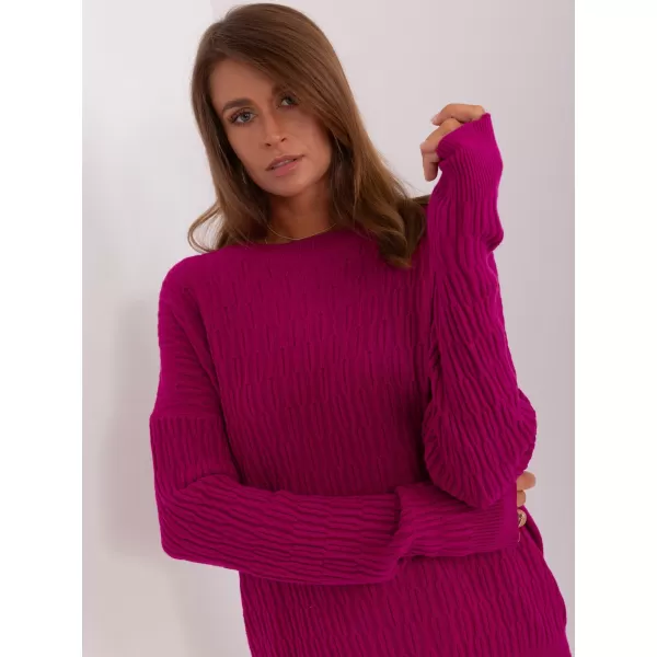  Dámský svetr WOOL FASHION ITALIA AT-SW-2338.14P VIOLET 
