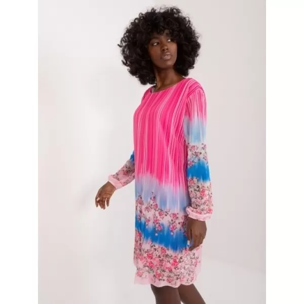  Dámské šaty ITALY MODA DHJ-SK-N8524.14X DARK PINK 