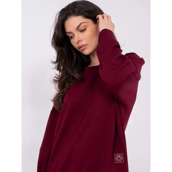  Dámská mikina RUE PARIS RV-BL-A1063.96 BURGUNDY 