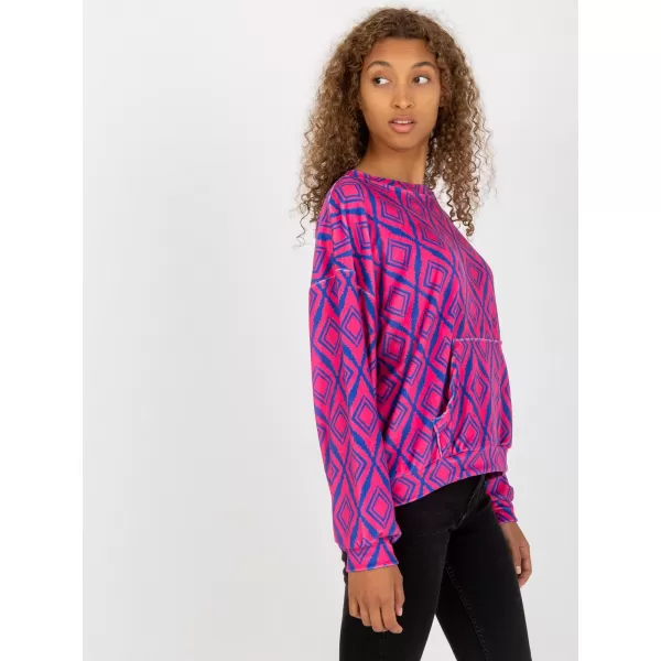  Dámská mikina RUE PARIS RV-BL-8188.50 PINK 