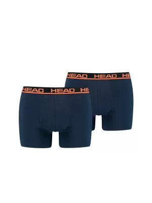 Pánské boxerky HEAD BASIC BOXER 2P CZ701741010 BLUE/ORANGE