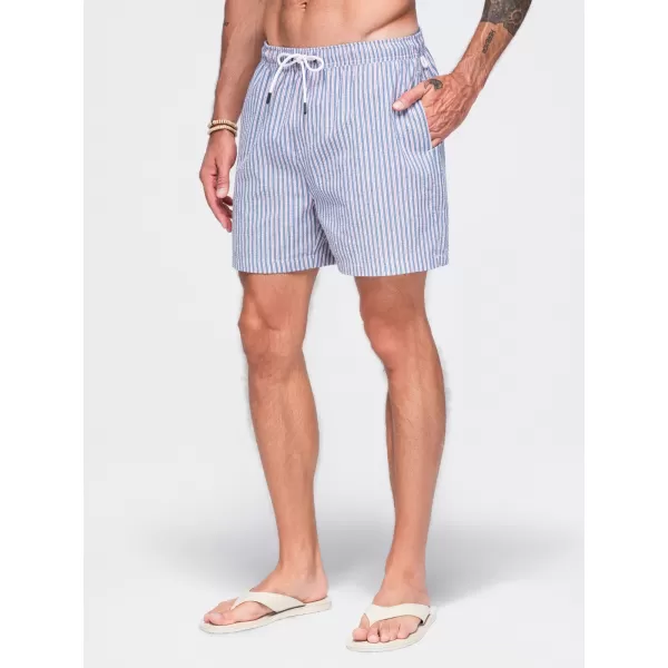  Pánské kraťasy OMBRE OM-SRSS-0214 MUTED BLUE 