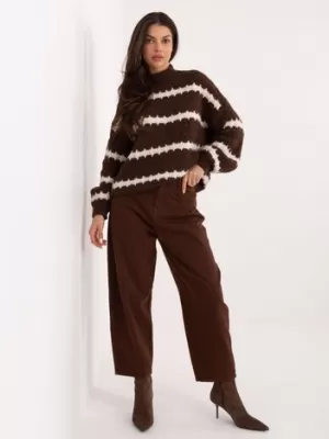 Dámské džíny FACTORY PRICE VM-SP-BS955-60.36 BROWN