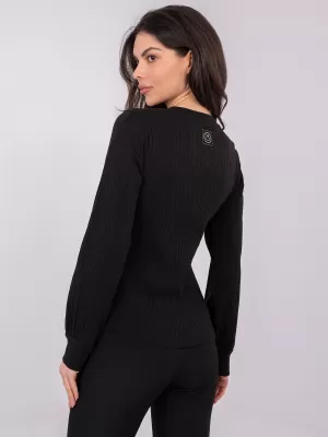 Dámská halenka RUE PARIS RV-BZ-A1052.00 NOIRE