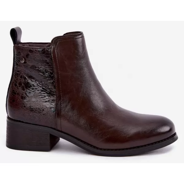  Dámské kotníkové boty VINCEZA 133133 CHOCOLATE 