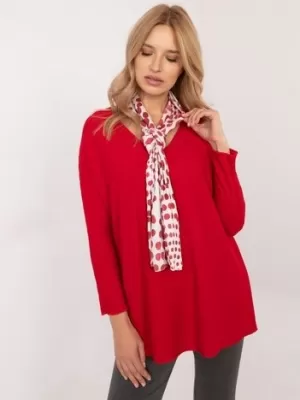 Dámská halenka ITALY MODA DHJ-BZ-19226.91 RED