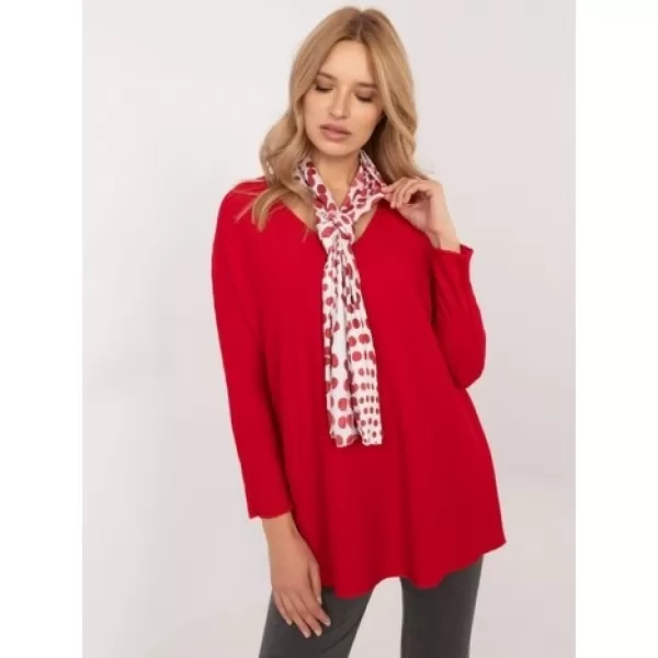  Dámská halenka ITALY MODA DHJ-BZ-19226.91 RED 