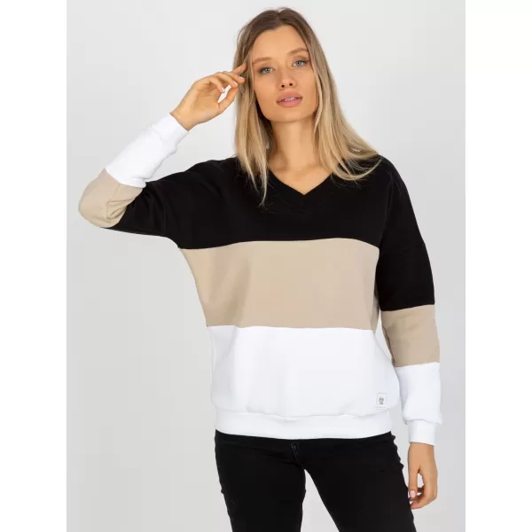  Dámská mikina RELEVANCE RV-BL-8377.89 BLACK AND BEIGE 