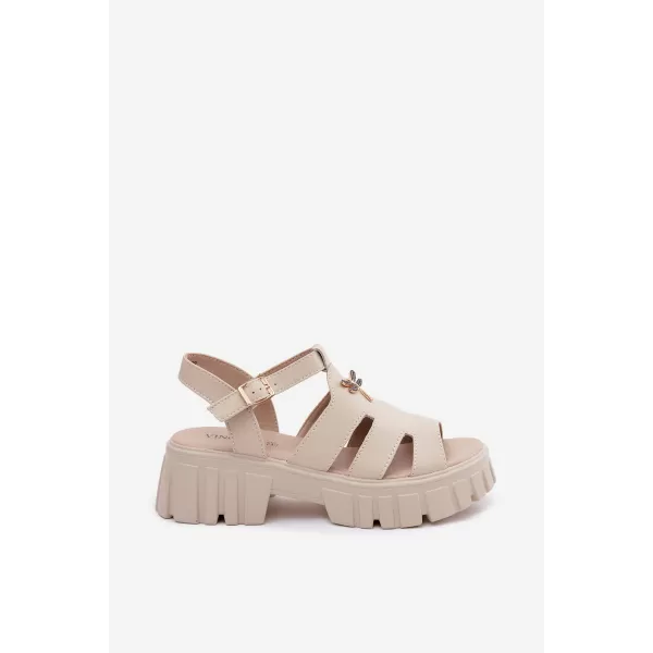  Dámské sandály VINCEZA 79627 BEIGE 