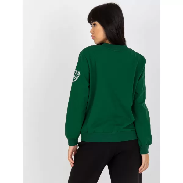  Dámská mikina RUE PARIS RV-BL-8225.88 DARK GREEN 