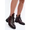 Dámské boty VINCEZA 133145 LEATHER BROWN