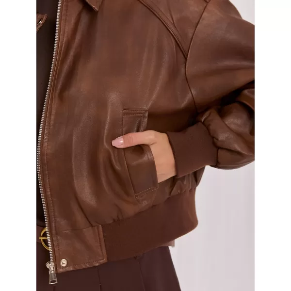  Dámská bunda ITALY MODA IR-KR-AY923.98P BROWN 