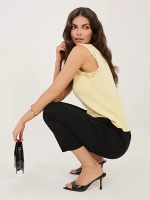 Dámské kalhoty RUE PARIS RV-SP-A1311.60 BLACK