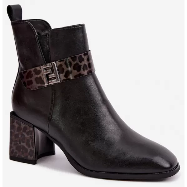  Dámské kotníkové boty ARTIKER 57C0008 BLACK 