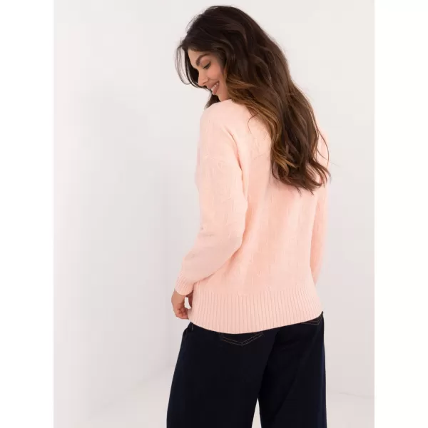  Dámský svetr WOOL FASHION ITALIA AT-SW-2339.54 PEACH 