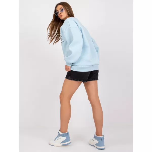  Dámská mikina EX MODA EM-BL-617-H.21X LIGHT BLUE 