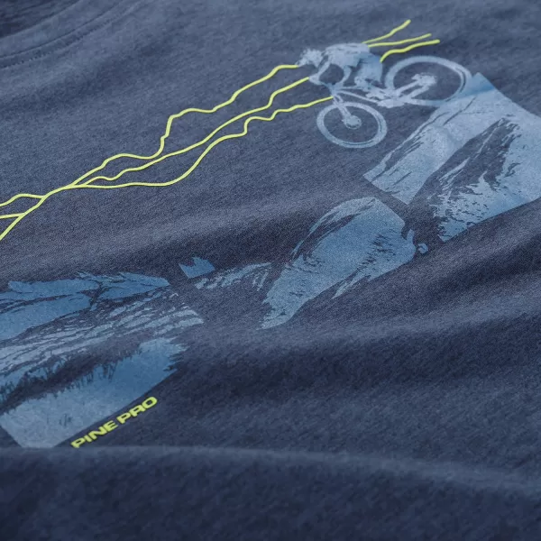  Pánské outdoorové triko ALPINE PRO NOGER 2 MOONLIT OCEAN VARIANTA PC 