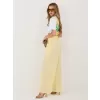 Dámské kalhoty RUE PARIS IT-SP-FL9006.92 BRIGHT YELLOW