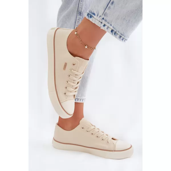  Dámské tenisky BIG STAR SHOES TT274773 BEIGE 
