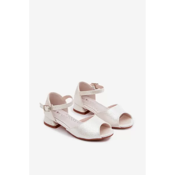  Dětské sandály BOTO 26DZ19-9739 WHITE 