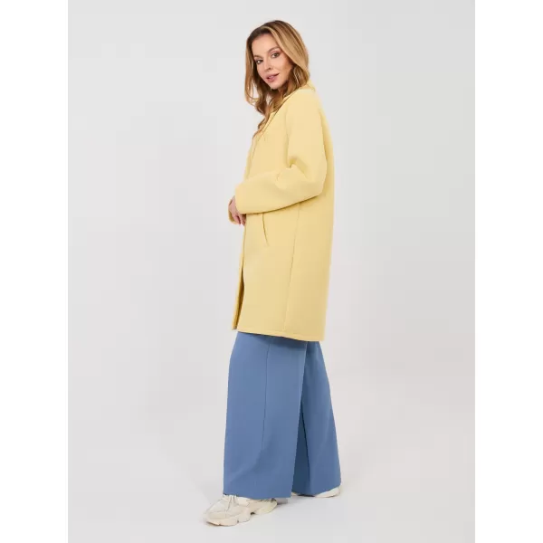  Dámský kabát RUE PARIS IT-PL-FL8153-1.04 BRIGHT YELLOW 