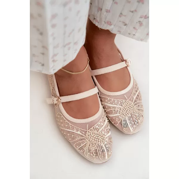  Dámské baleríny BOTO CH951 BEIGE 