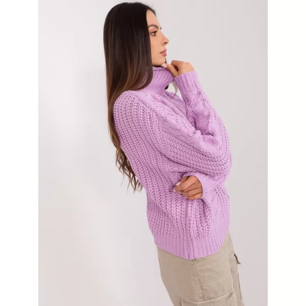  Dámský svetr WOOL FASHION ITALIA AT-SW-2350.91P BRIGHT PURPLE 