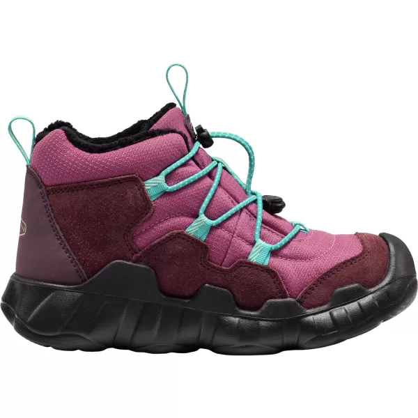  Dětské kotníkové boty KEEN HYPOWSER CHUKKA WP YOUTH HUCKLEBERRY/VIOLET QUARTZ 