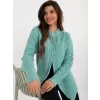 Dámský svetr WOOL FASHION ITALIA AT-SW-23525.21 MINT