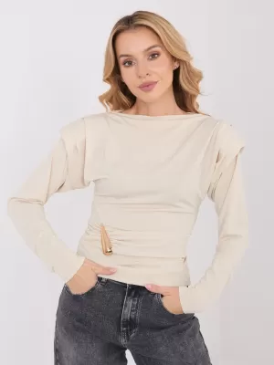 Dámská halenka ITALY MODA IT-BZ-21898.12 BEIGE